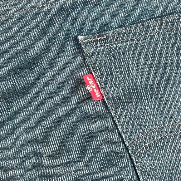 Levi’s 501 Raw Denim 42W 32L Indigo Lightly Used Vintage Jeans - Picture 10 of 12